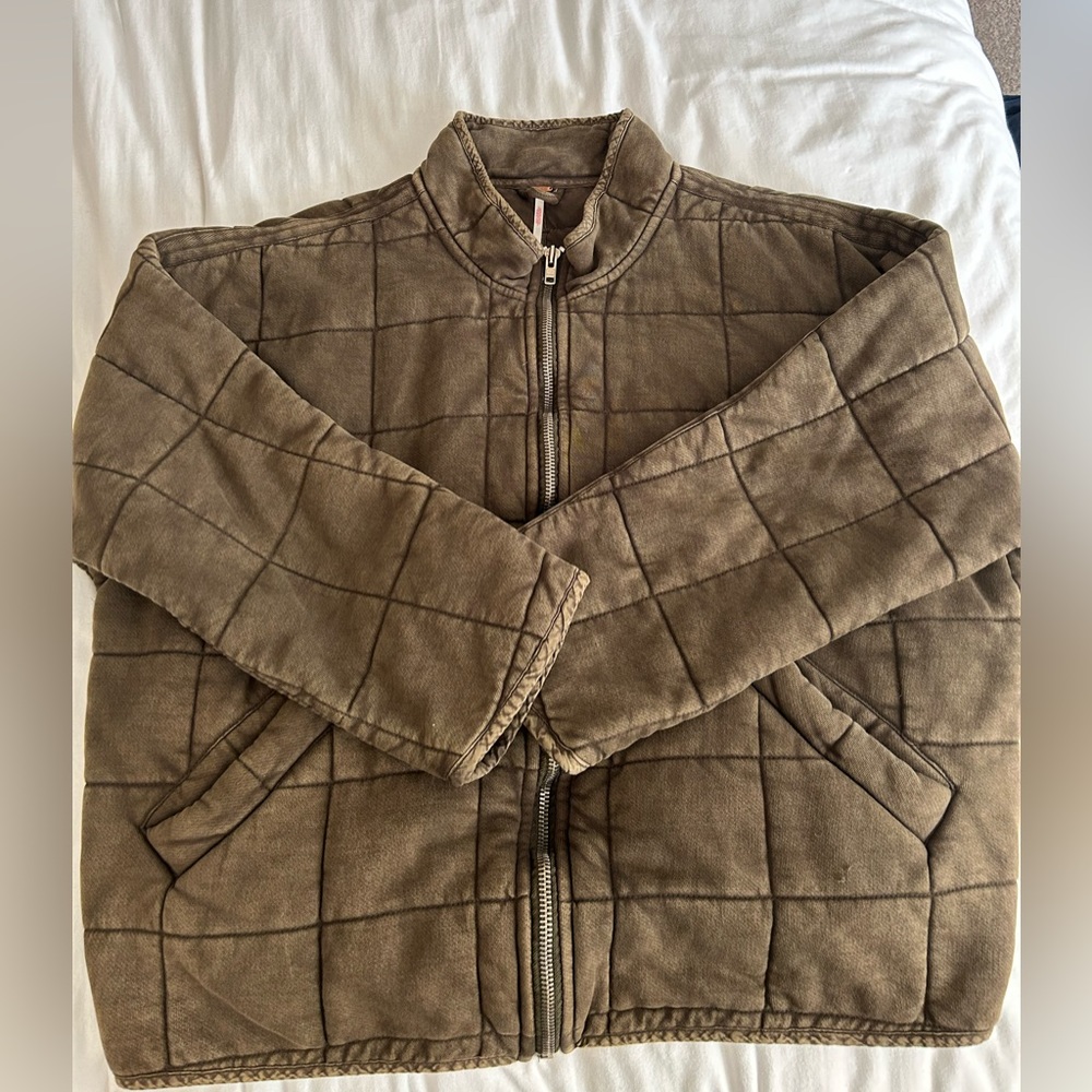 Dolman Quilted Knit Jacket